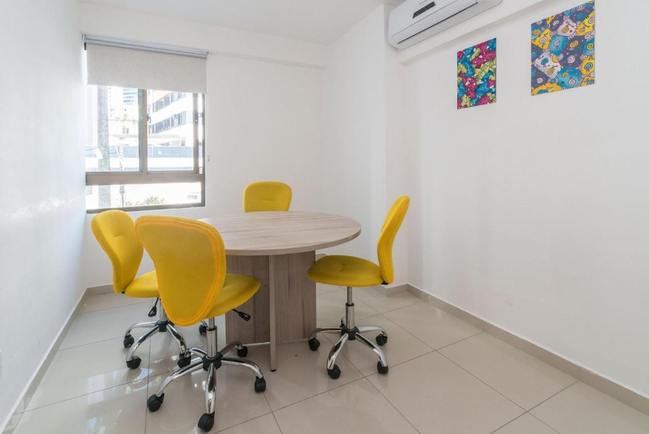 Excelente Flat Em Setubal Boa Viagem Ate 3 Pessoas Cercado Por Restaurantes E Supermercados Pm805 Recife Buitenkant foto